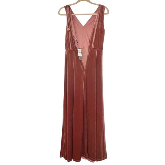 Love X Design Velvet Maxi Dress Size M Formal Party Fairy Romance Balletcore NEW - Picture 4 of 10